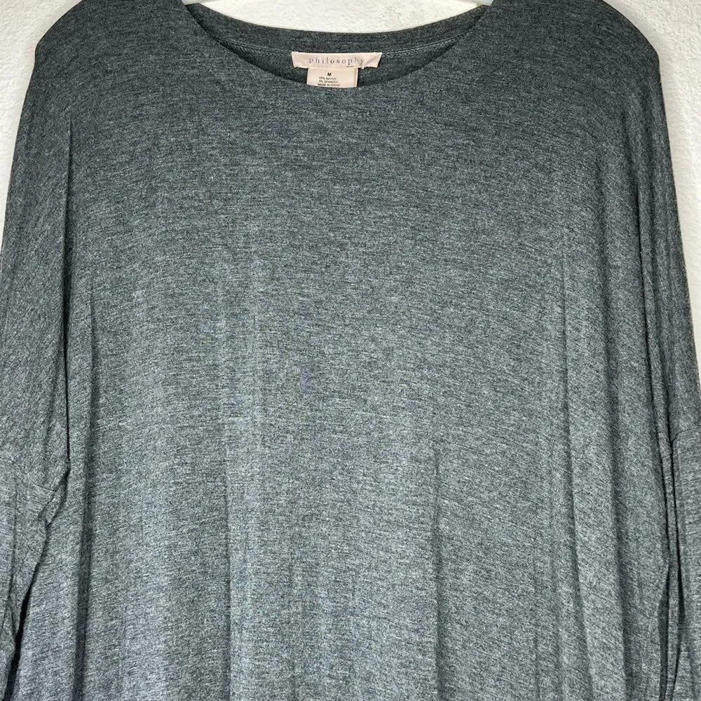 Philosophy Gray Top